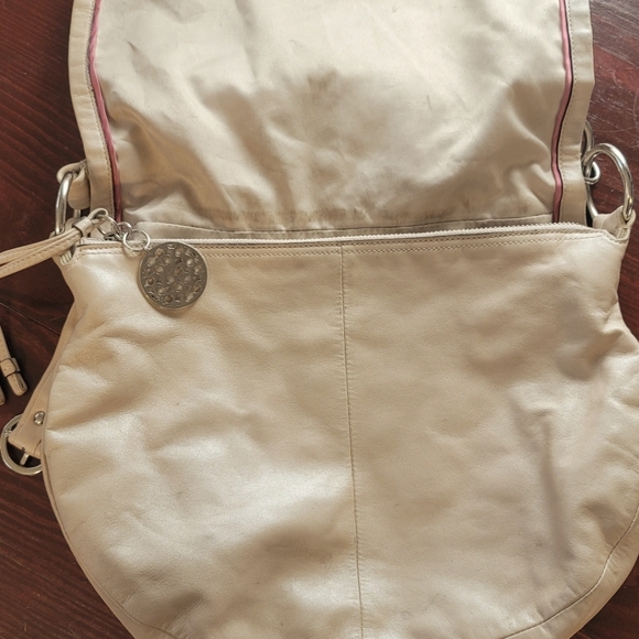 COACH ALI FLAP PEBBLED LEATHER HANDBAG - Picture 2 of 8